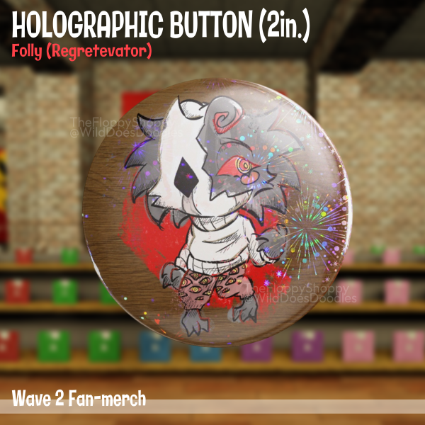 Folly Regretevator Holographic Button