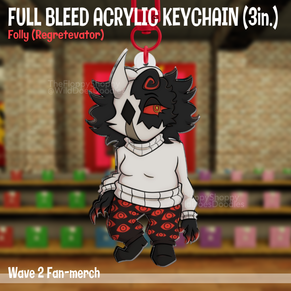 Folly Regretevator Full Bleed Acrylic Keychain
