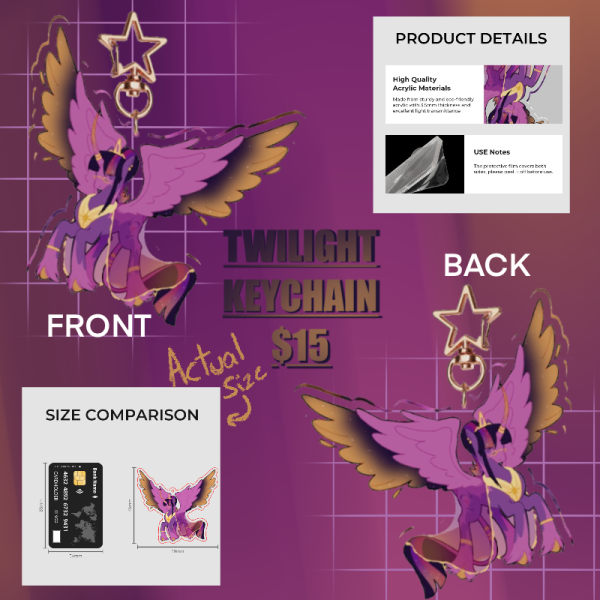 MLP-TWILIGHT KEYCHAIN