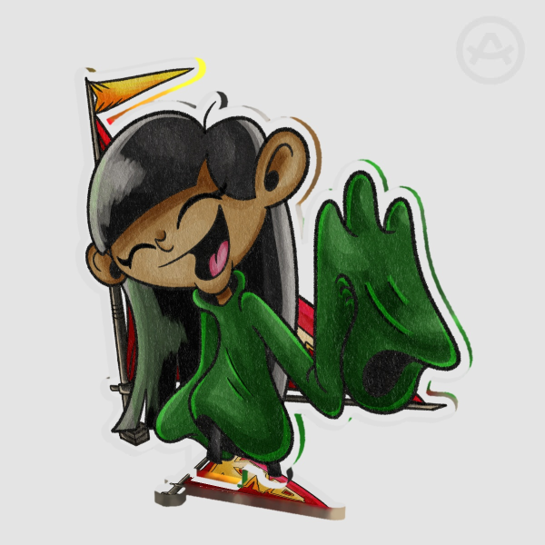 Numbuh 3 KND/ Codename Kids Next Door Series  Clear Acrylic Standees