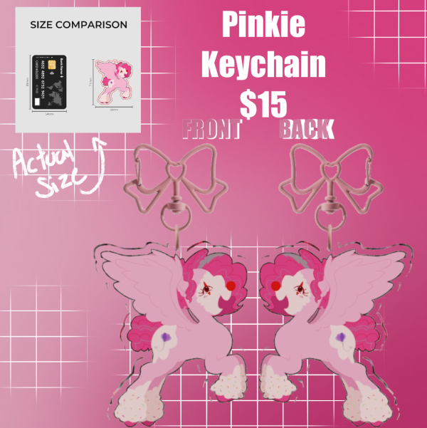 MLP- PINKIE KEYCHAIN