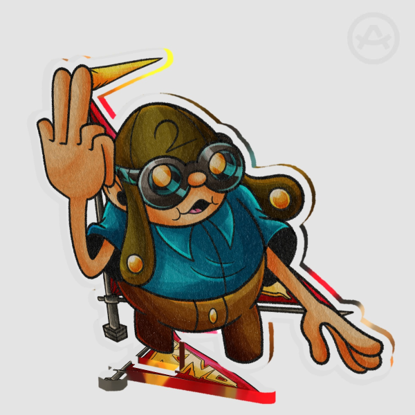 Numbuh 2 KND/ Codename Kids Next Door Series  Clear Acrylic Standees