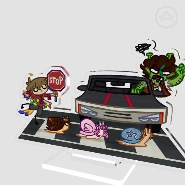 Snail Crossing Standee