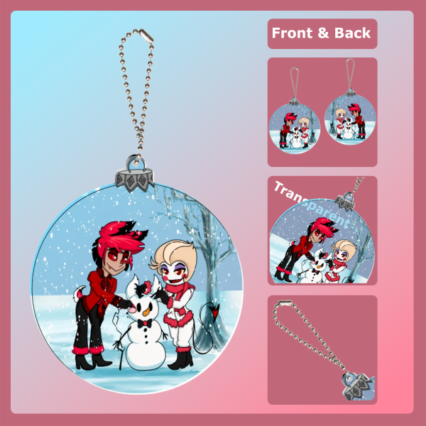 Radioapple – Christmas ornament – Acrylic Keychains