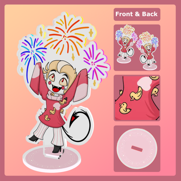Chibi Lucifer Fireworks – Acrylic Standees