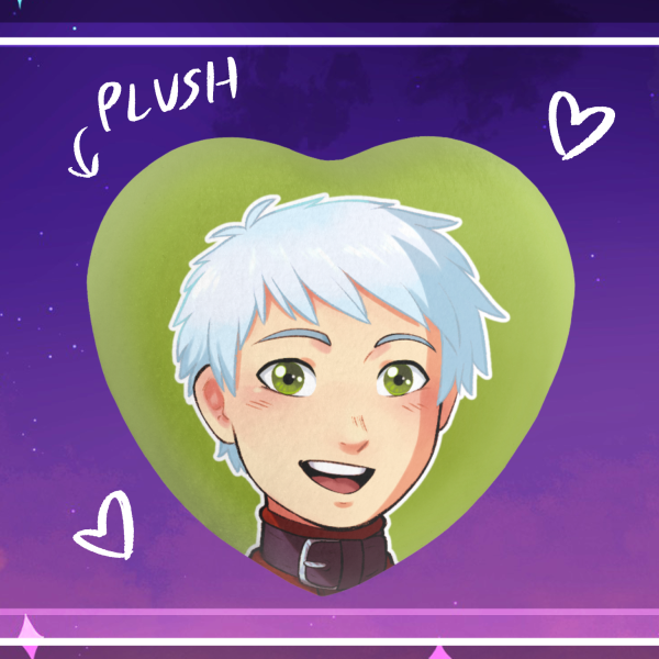 Agito Heart Plush Badge