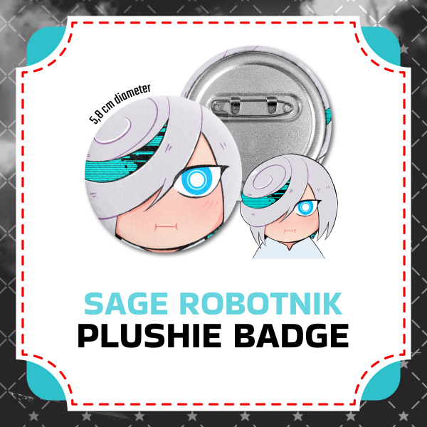 Blue Sage Robotnik Plush Badges