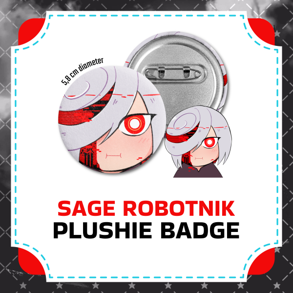 Red Sage Robotnik Plush Badges