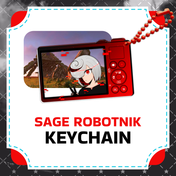 Red Sage Robotnik Full Bleed Acrylic Keychains
