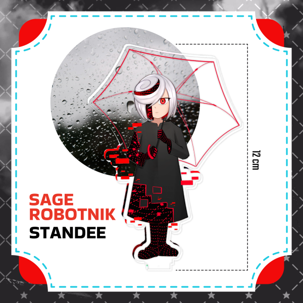 Red Sage Robotnik Clear Acrylic Standees