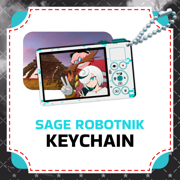 Blue Sage Robotnik & Eggman Full Bleed Acrylic Keychains