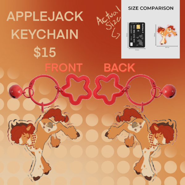 MLP-AJ KEYCHAIN
