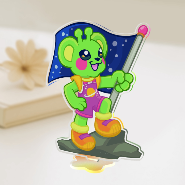 Hadron the Bearlien Standee