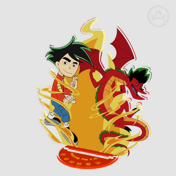 American Dragon Transformation Standee