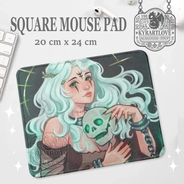 Night Witch Square Mouse Pad