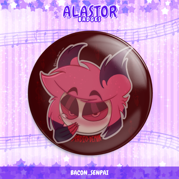 ALASTOR HOLOGRAPHIC BADGE