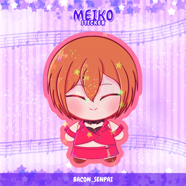 MEIKO HOLOGRAPHIC STICKER