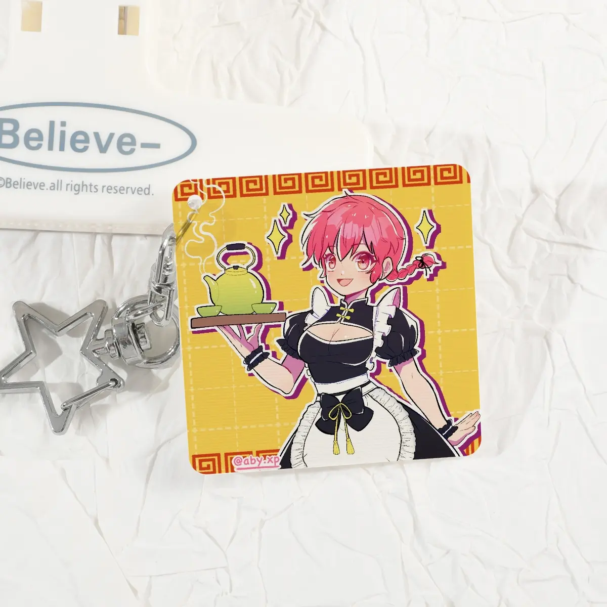 Llavero  Lenticular Ranma Maid