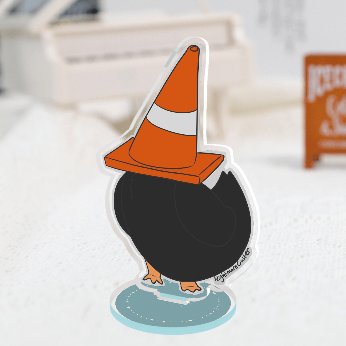 Traffic Cone Chicken Acrylic Standees