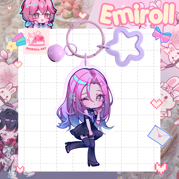 Alien Stage acrylic keychain