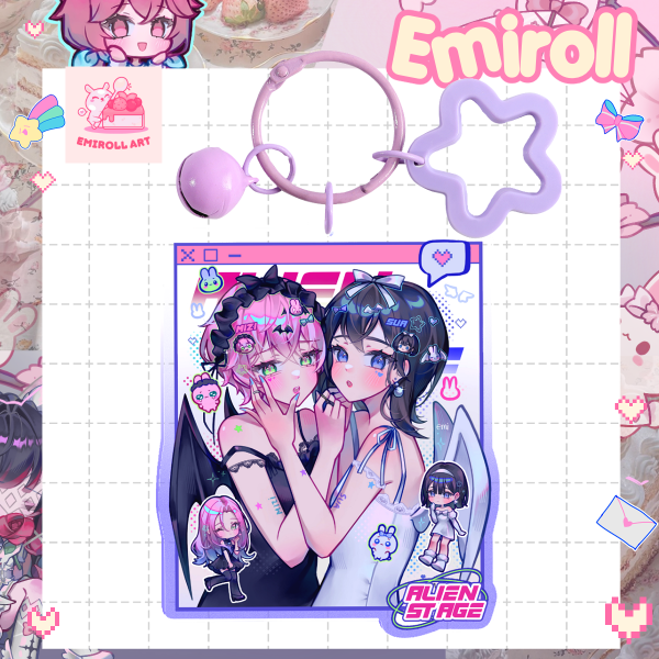 Alien Stage Acrylic Keychains