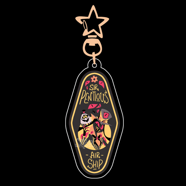 Sir Pentious room keychain