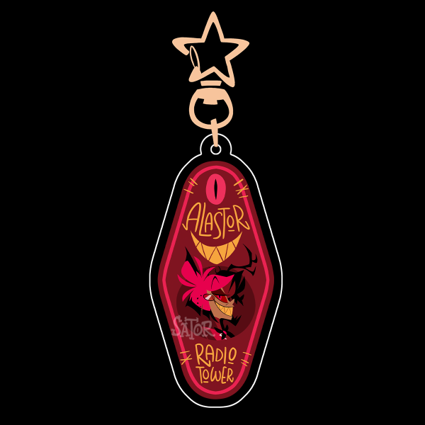 Alastor room keychain