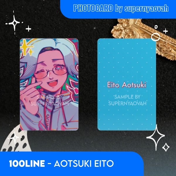 Aotsuki Eito Photocard - Hundred Line