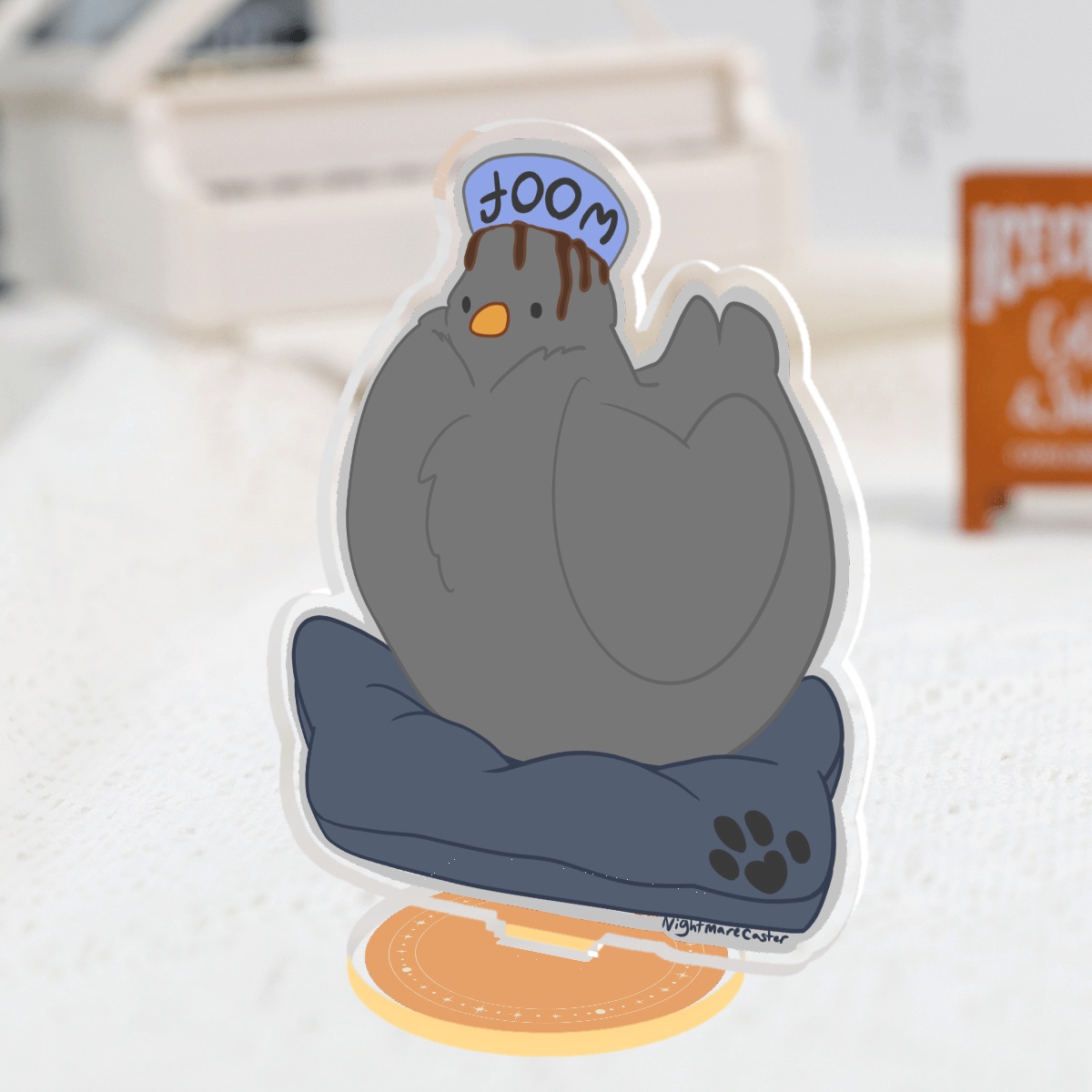 WOOF Chicken Acrylic Standees
