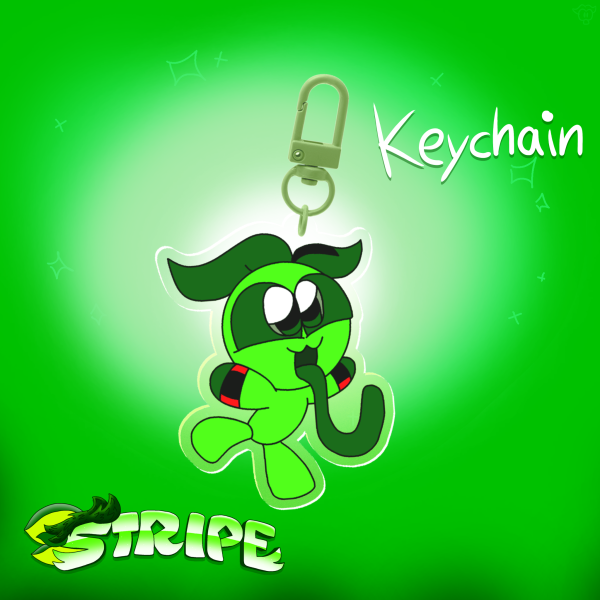 Peep Fruit Acrylic Keychain