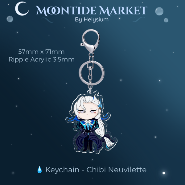π§Keychain - Chibi Neuvillette