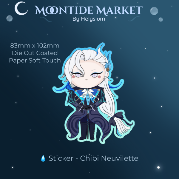 π§ Sticker - Chibi Neuvillette