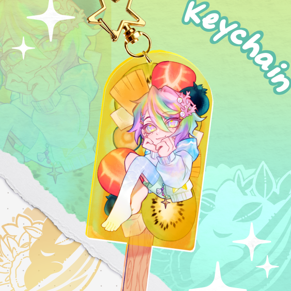 [ OC ] Popsicle Dylan keychain