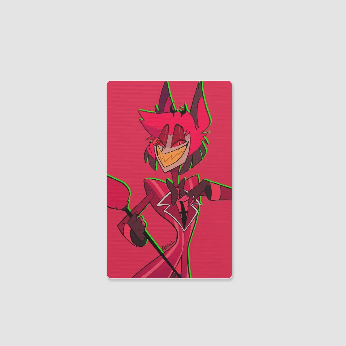 Alastor Lenticular Card (Hazbin Hotel)