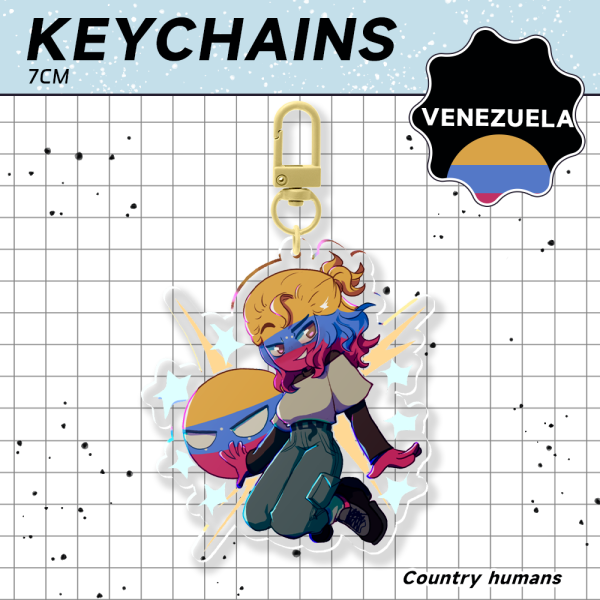 CH Acrylic Keychains - Venezuela