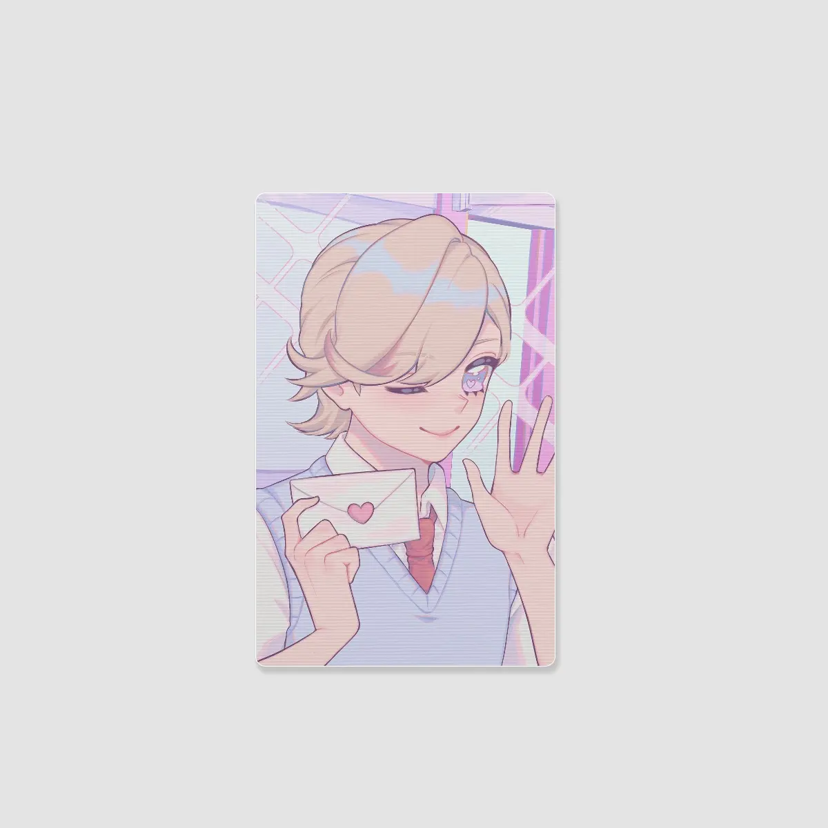 Lyney Tuxedo Mask Lenticular Photocard