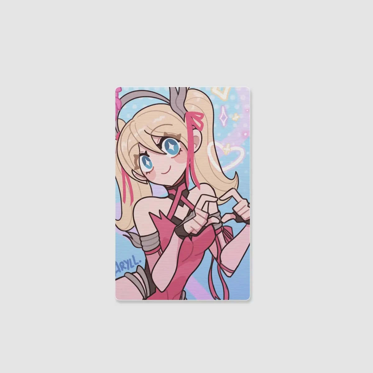 Pink Mercy Lenticular Card (Overwatch 2)