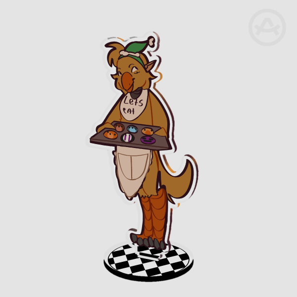 christmas chica standee