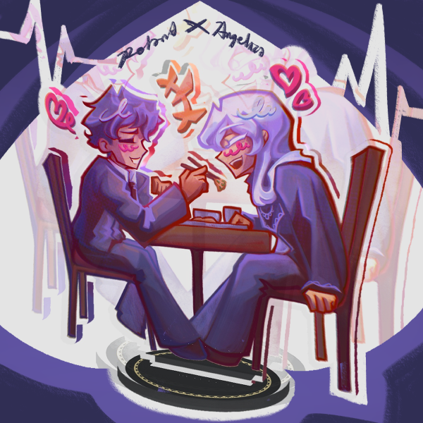 Roland/Angelica – Clear Acrylic Standee