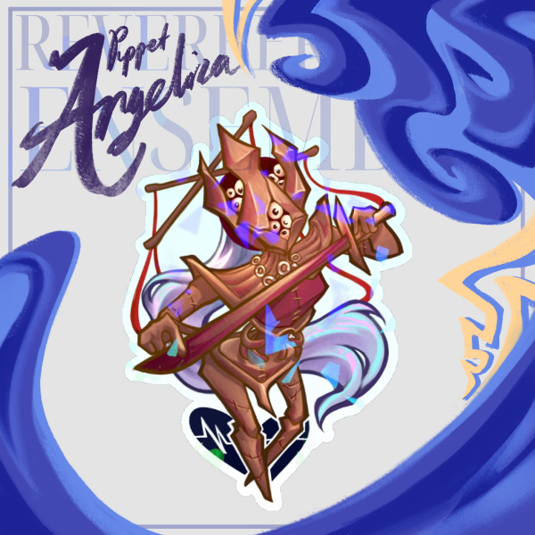 Puppet Angelica – Die Cut Sticker