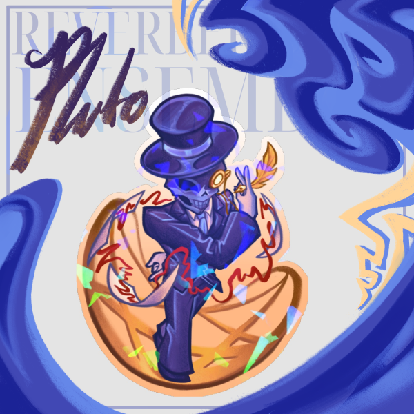 Pluto – Die Cut Sticker