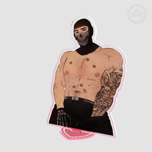 COD Ghost Clear Acrylic Standee