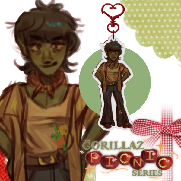 GORILLAZ PICNIC SERIES | MURDOC KEYCHAIN