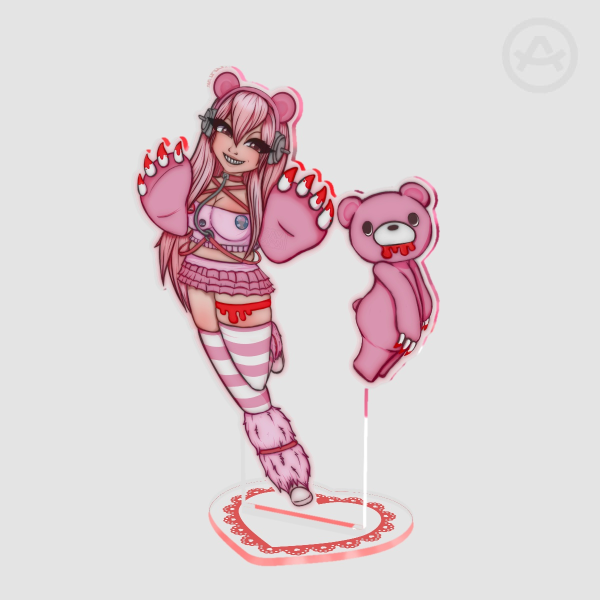Super Sonico x Gloomy Bear Acrylic Standee