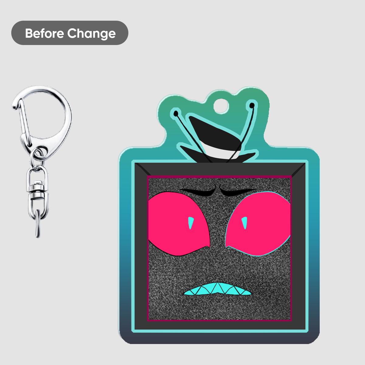 Sad Vox Shifting keychain by NightmareCaster - ACGGOODS