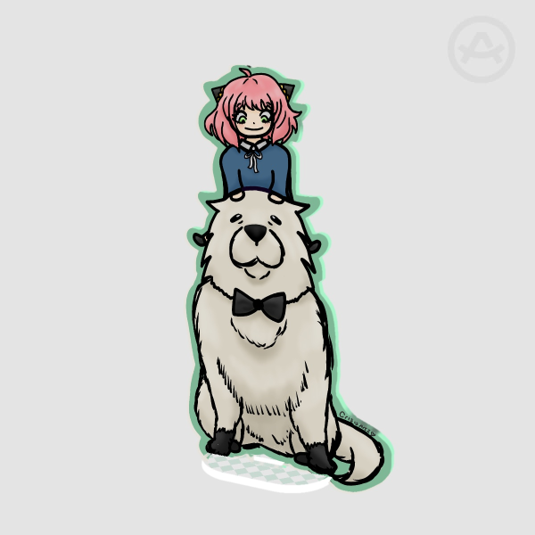 Anya and Bond Standee - Spy x Family