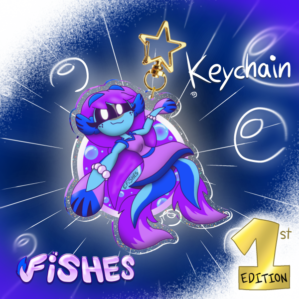 FiSHES Calvary Acrylic Keychain (MAIN OC Edition)