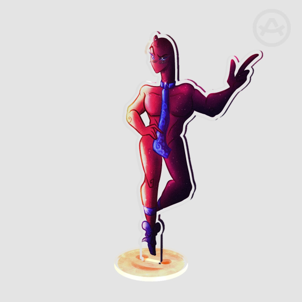 The sexy red man