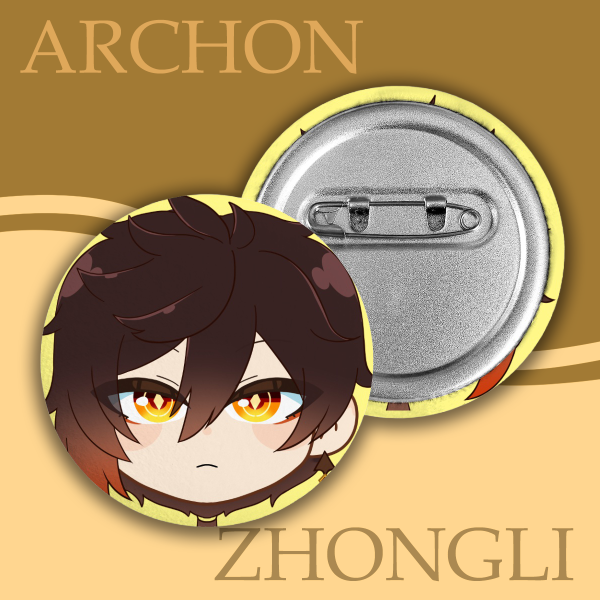 Zhongli | Plush Badge