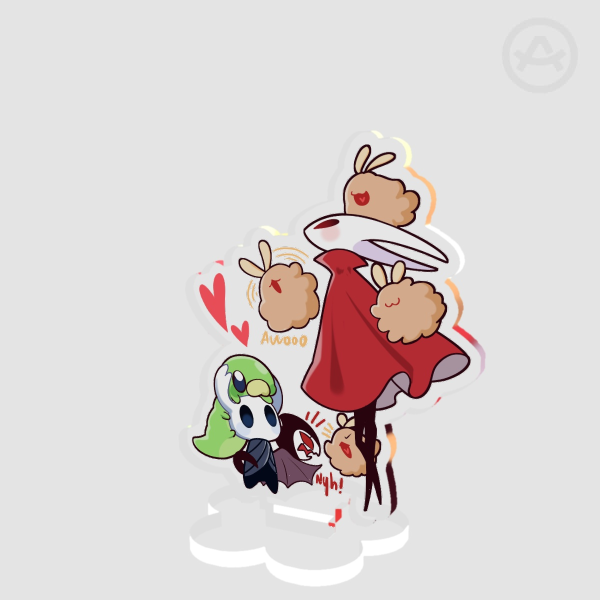 Cute Critters- Hollow Knight Silksong- Clear Acrylic Standees